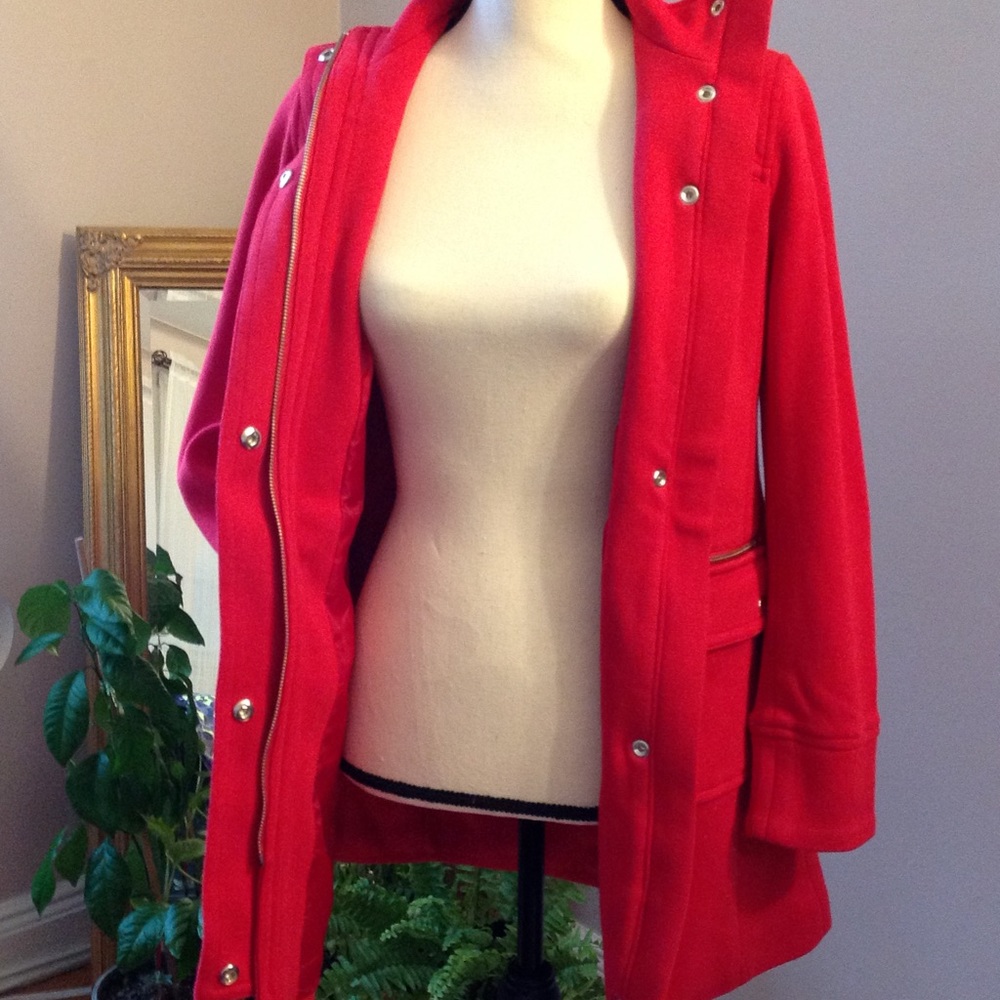INC Sprig/ Fall Coat_in Red_size P2_NWT - Picture 5 of 11
